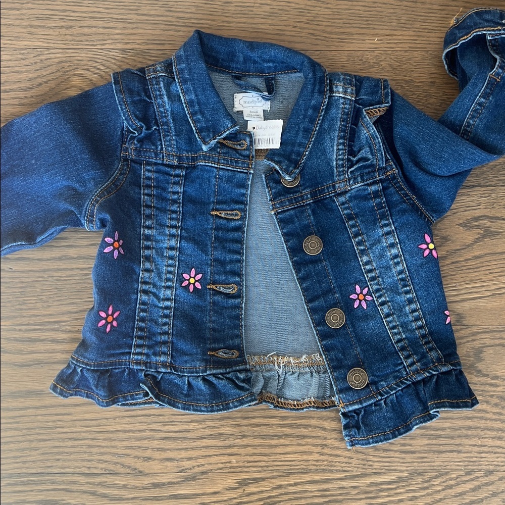 NWT Mud Pie Barbie Denim Jacket (12-18 months) - Picture 4 of 4